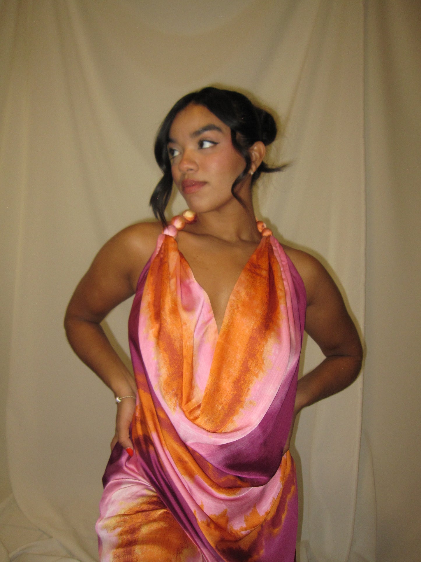 Coral Sunset Dress