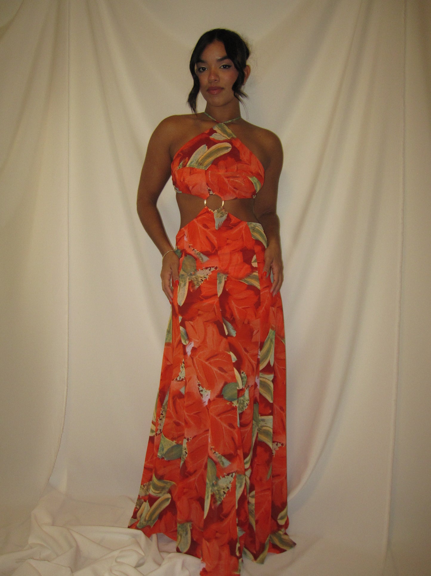 Tropical Flame Dress