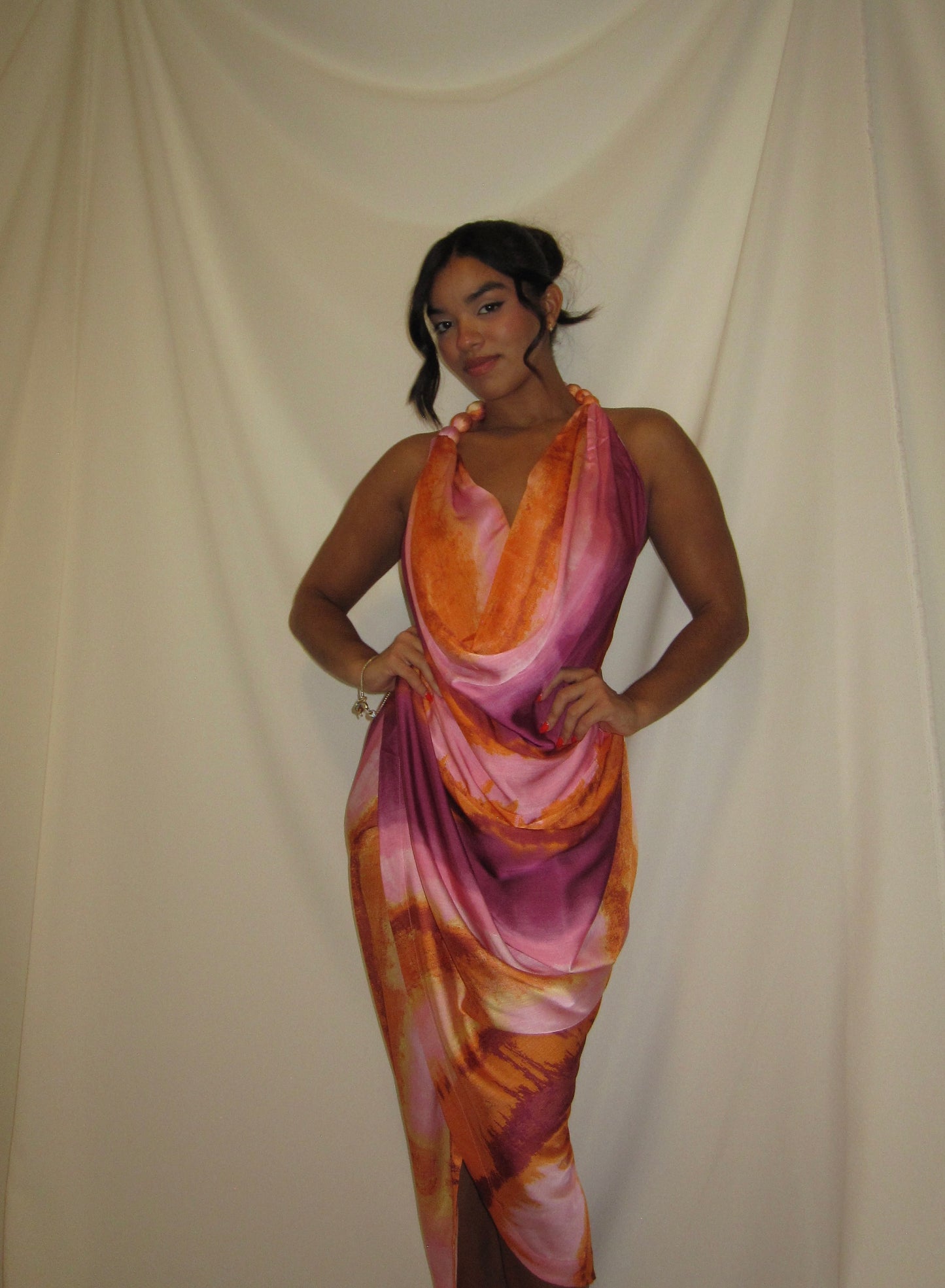 Coral Sunset Dress