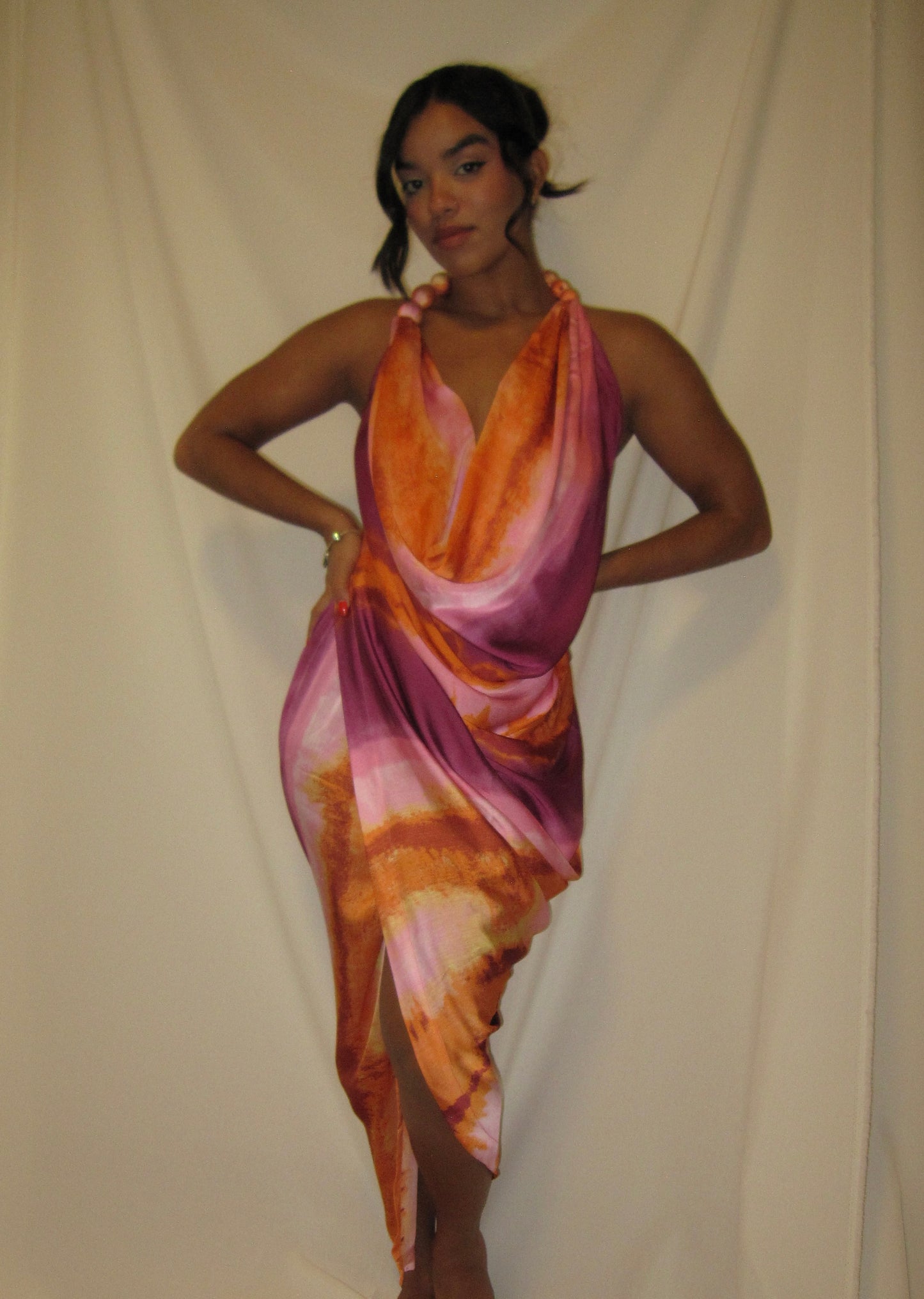 Coral Sunset Dress