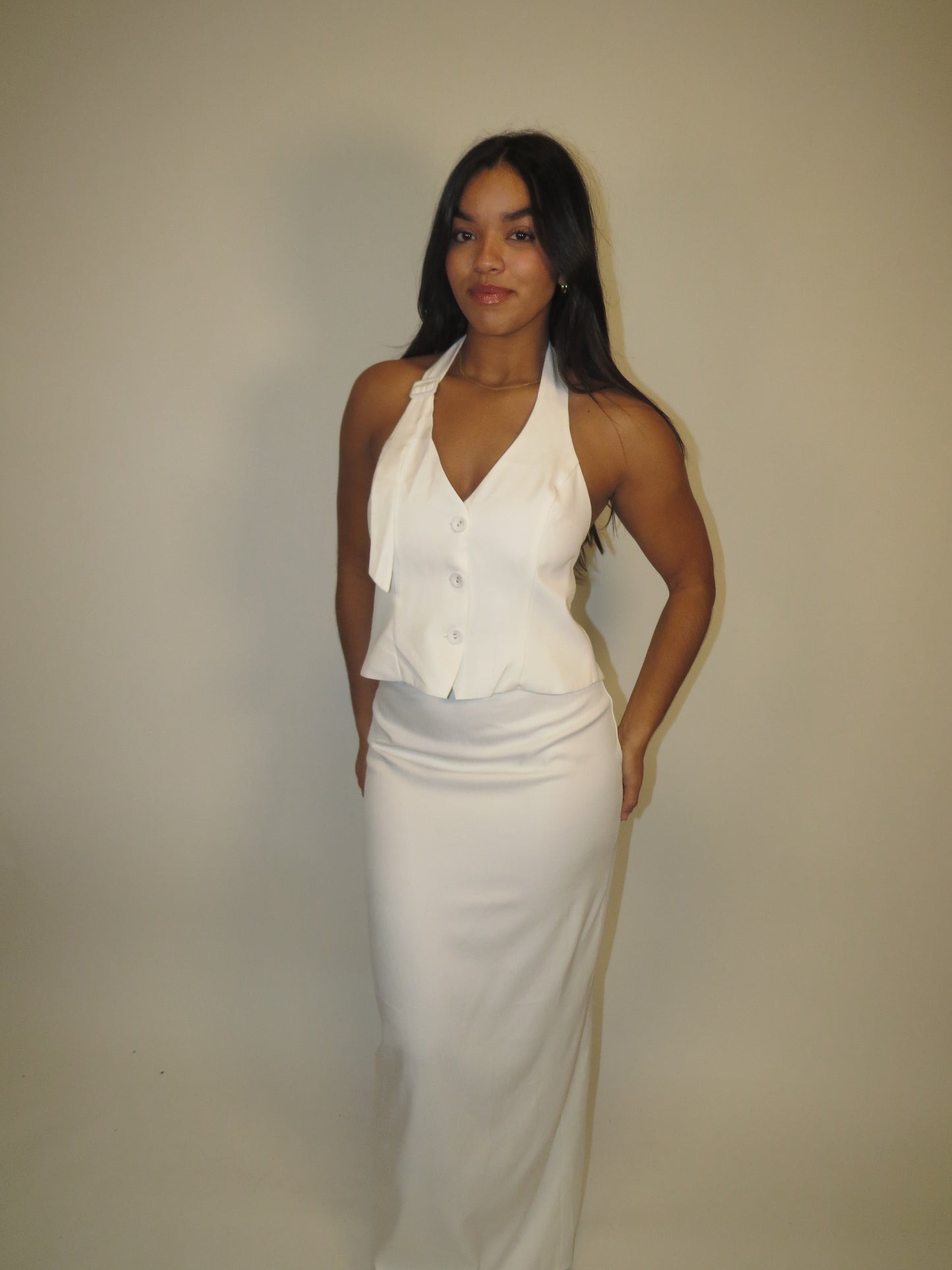 Ivory Drip Top