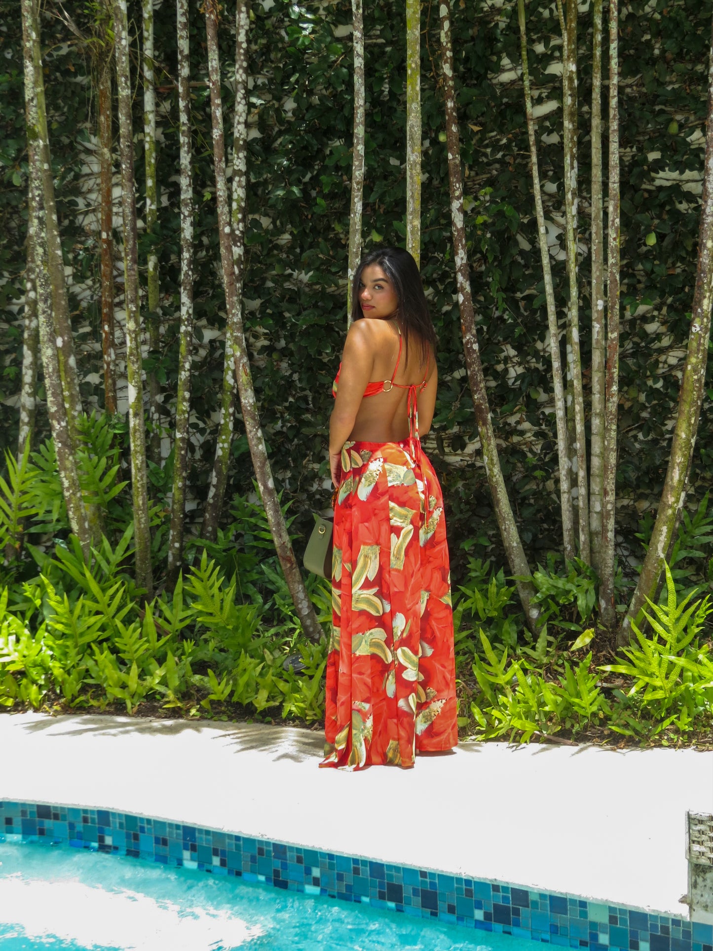 Tropical Flame Dress