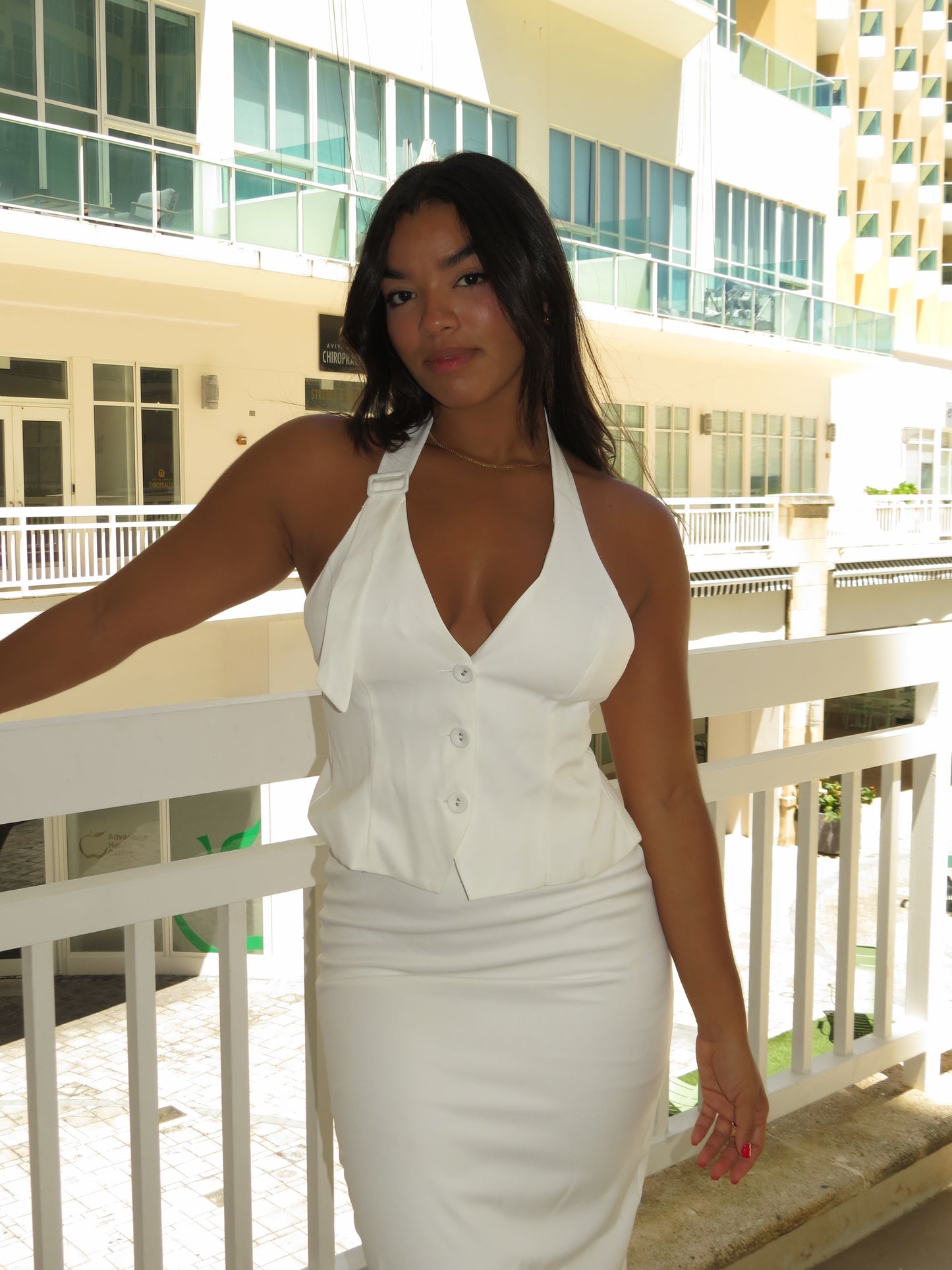 Ivory Drip Top