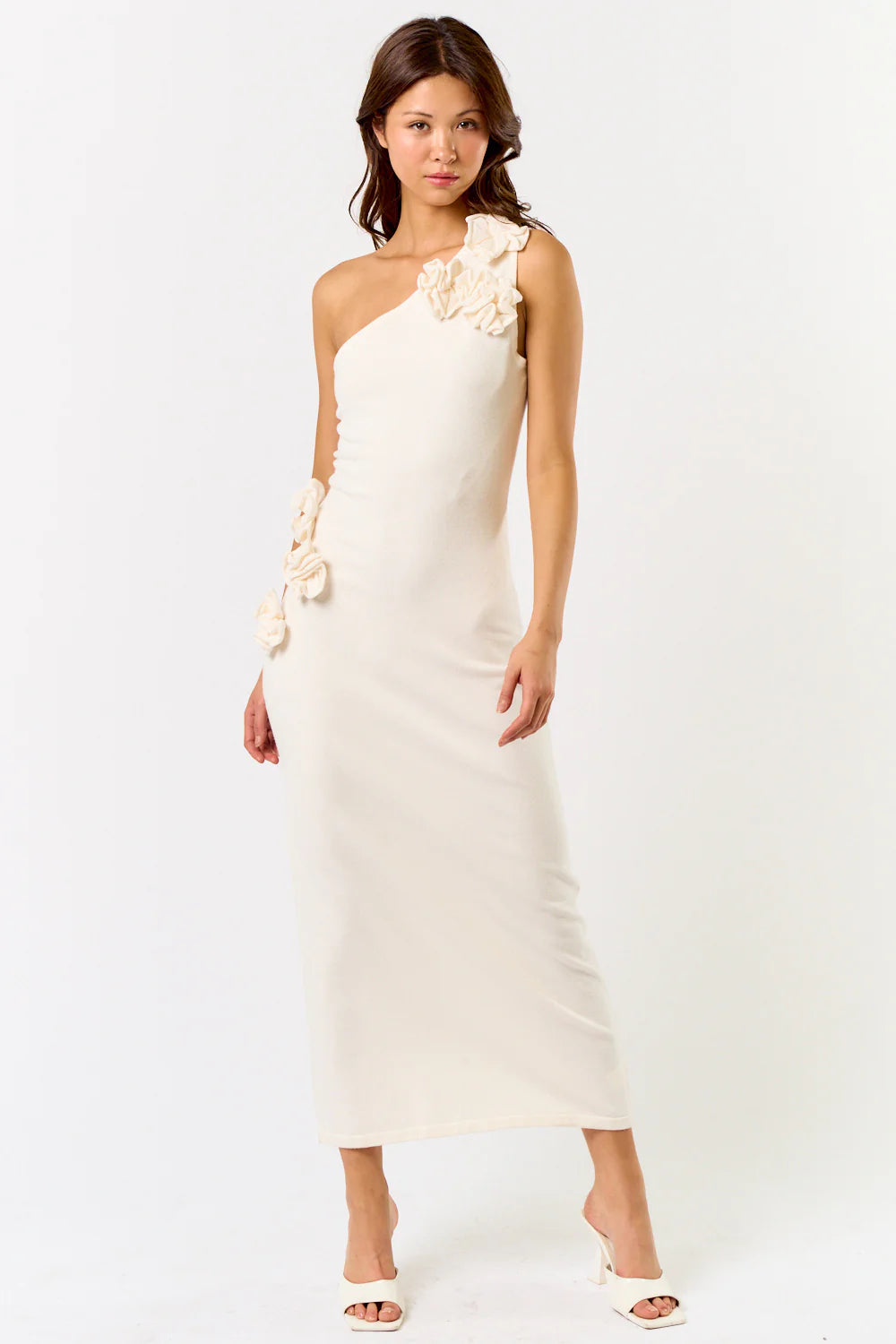 Nude Blossom Dress