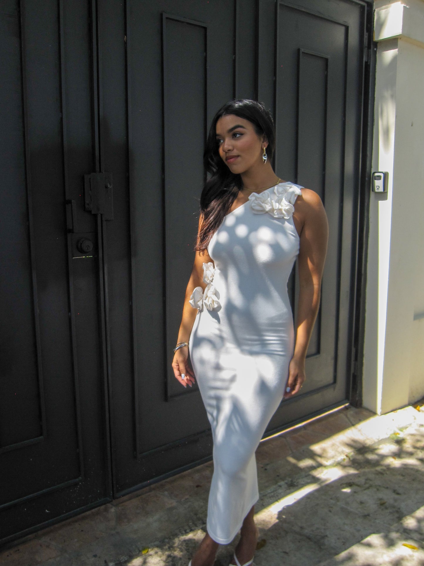 Nude Blossom Dress