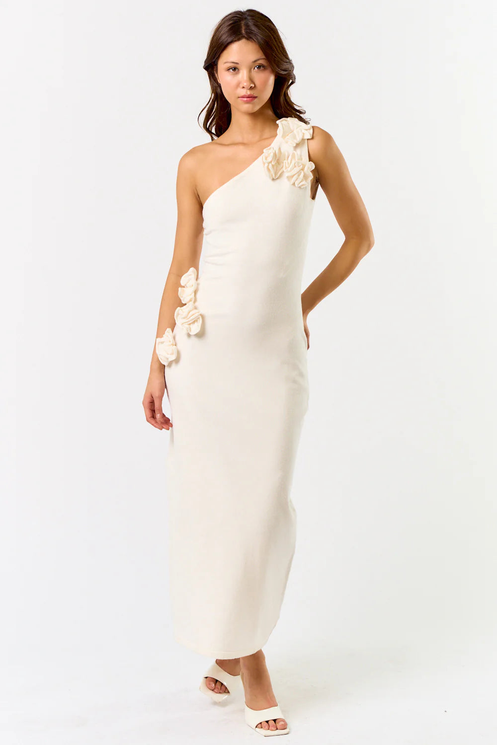 Nude Blossom Dress
