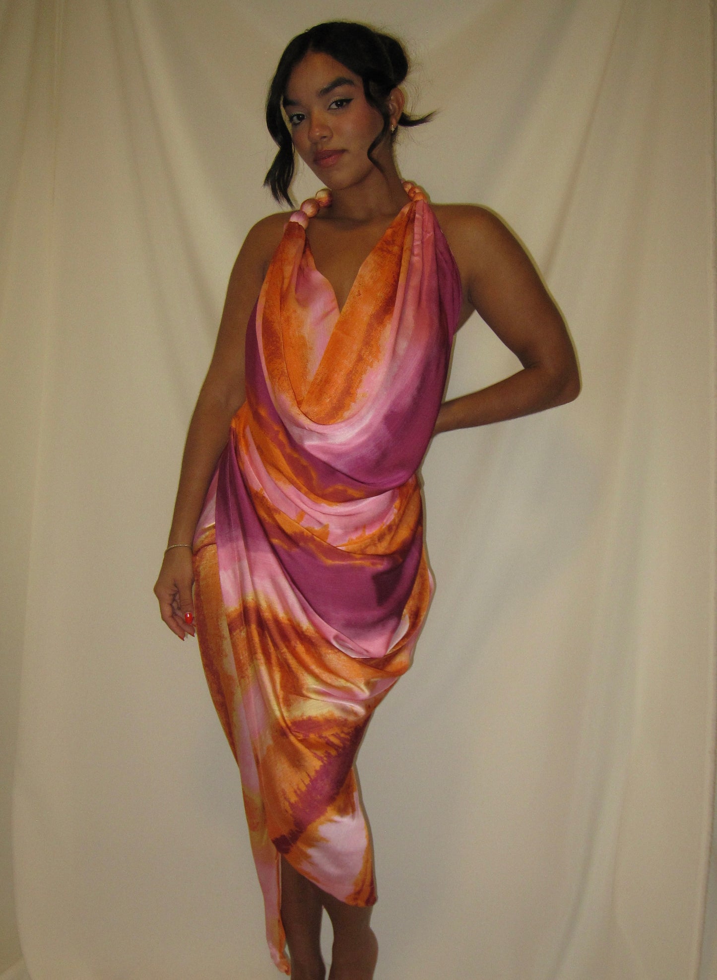 Coral Sunset Dress