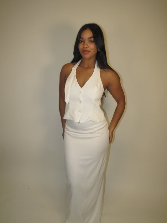 Ivory Drip Top