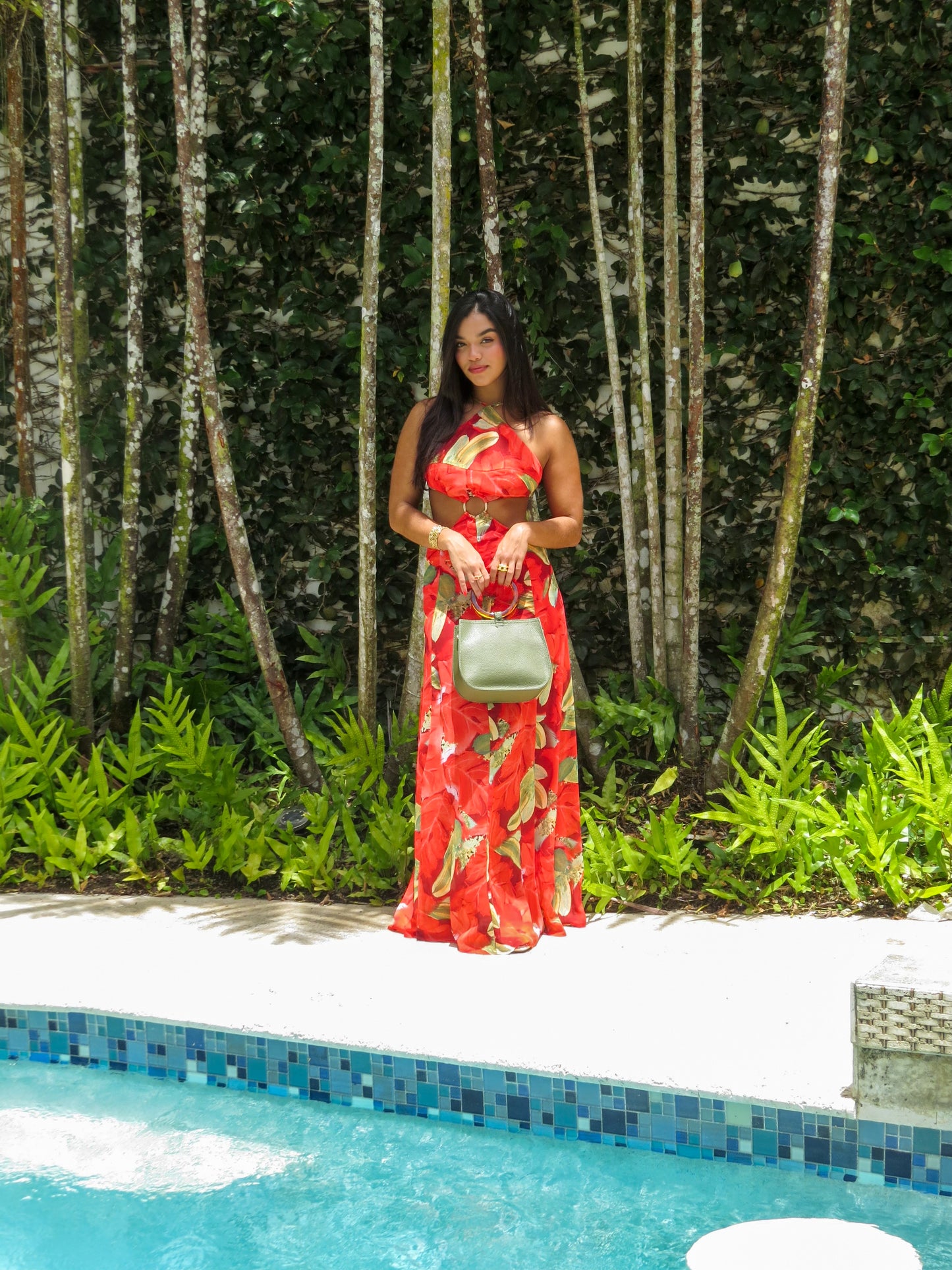 Tropical Flame Dress