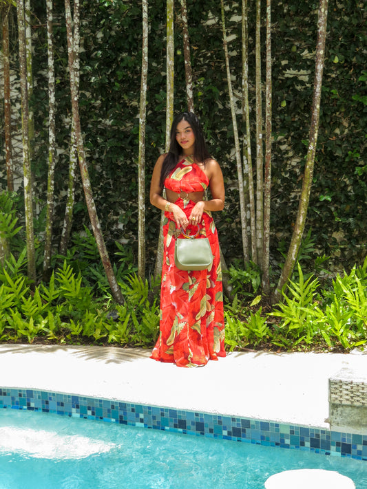Tropical Flame Dress