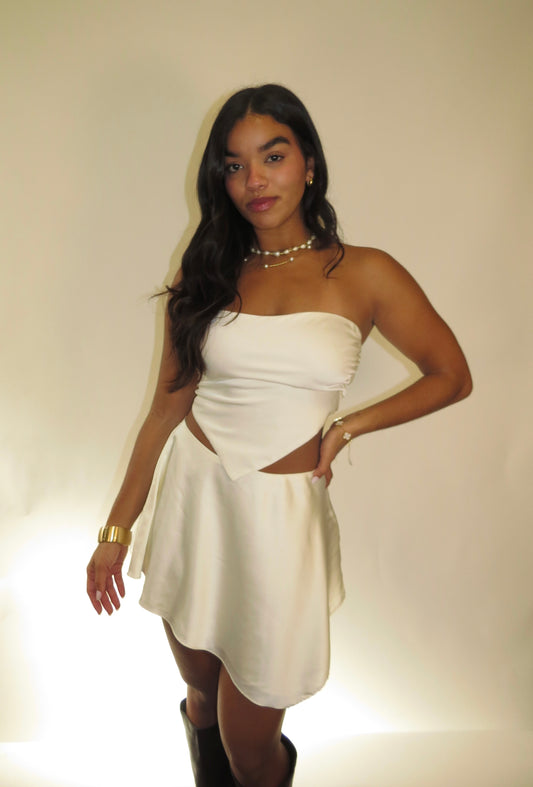 Bare Silk Bandeau Top